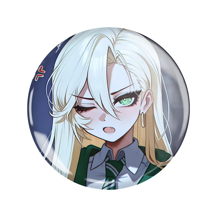 Przypinka button badzik badge Harry Potter Malfoid Draco ver.3 58mm