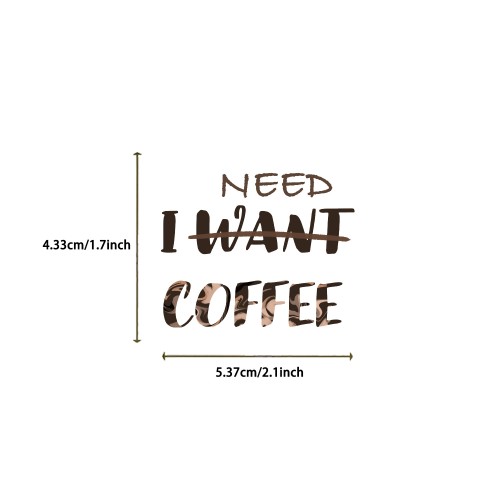 Naklejki Wlepy Coffee Lover Addict Retro Kawa 50 szt STICKERBOMB