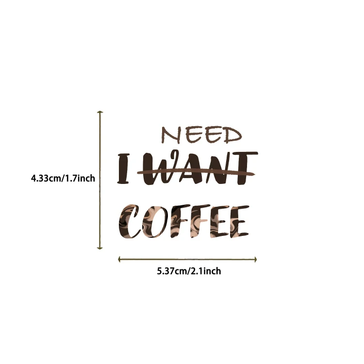 Naklejki Wlepy Coffee Lover Addict Retro Kawa 50 szt STICKERBOMB