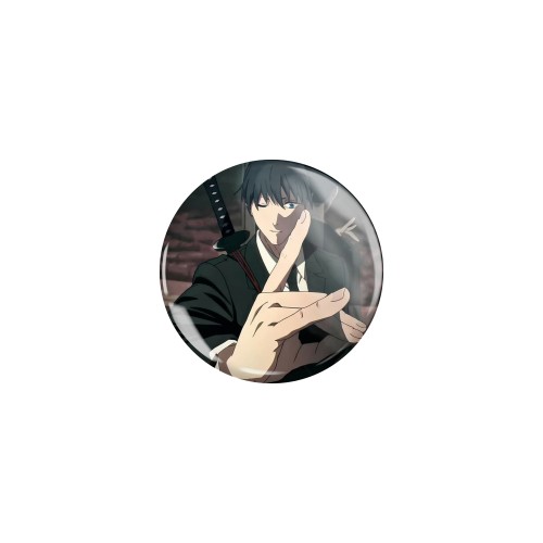 Przypinka button badzik badge Aki Hayakawa Chainsaw Man "Kon" 32mm