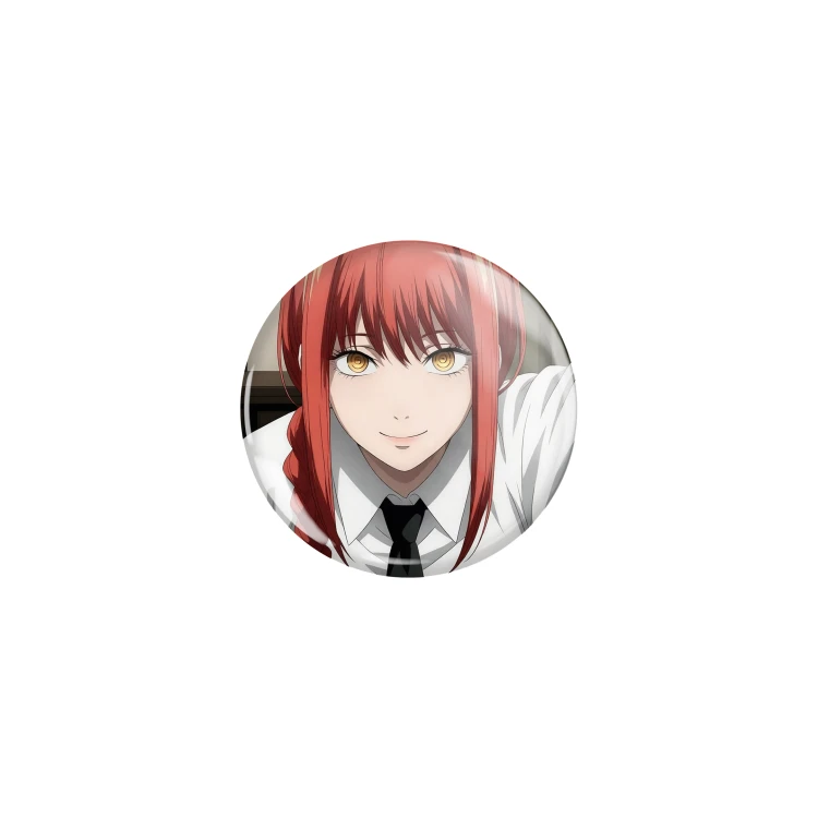Przypinka button badzik badge Makima ver. 1 Chainsaw Man 32mm