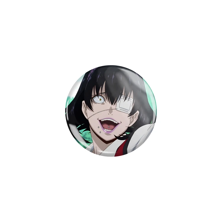 Przypinka button badzik badge Midari Ikishima ver. 1 Kakegurui 32mm