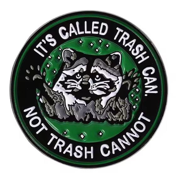 Przypinka emaliowana metalowa PIN Trash Panda