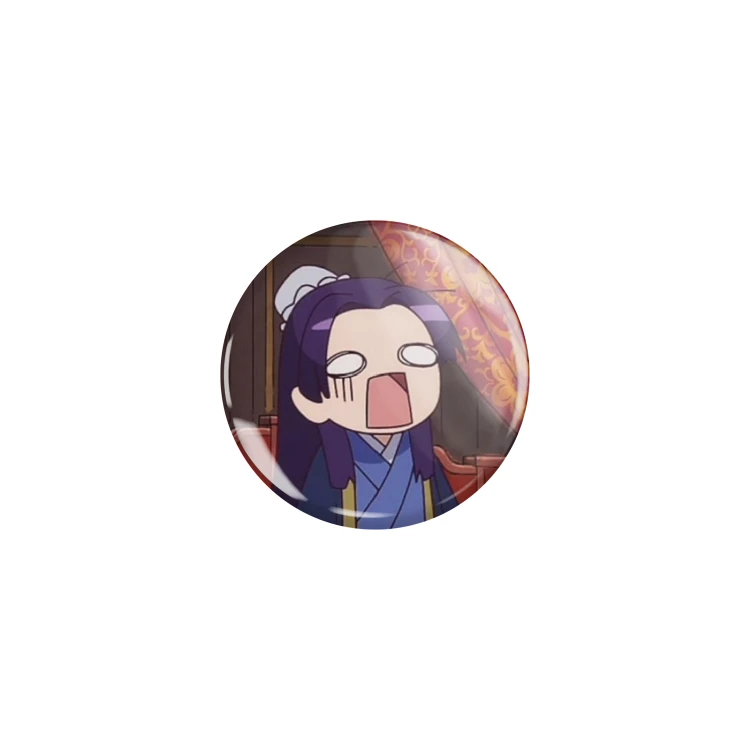 Przypinka button badzik badge Jinshi Chibi Zapiski Zielarki 32mm