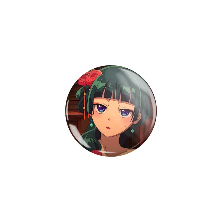 Przypinka button badzik badge Maomao ver. 1 Zapiski Zielarki 32mm