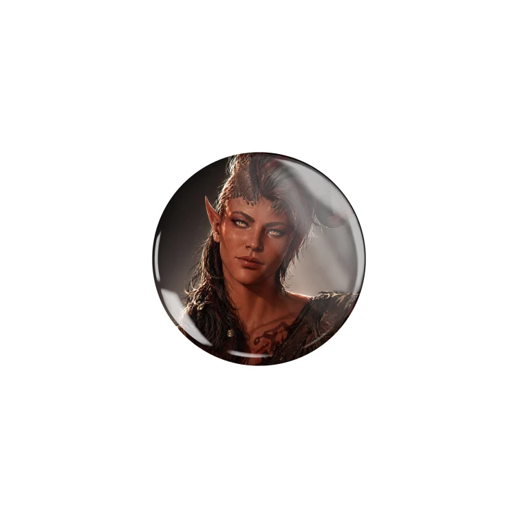 Przypinka button badzik badge Karlach Baldur's Gate 3 32mm