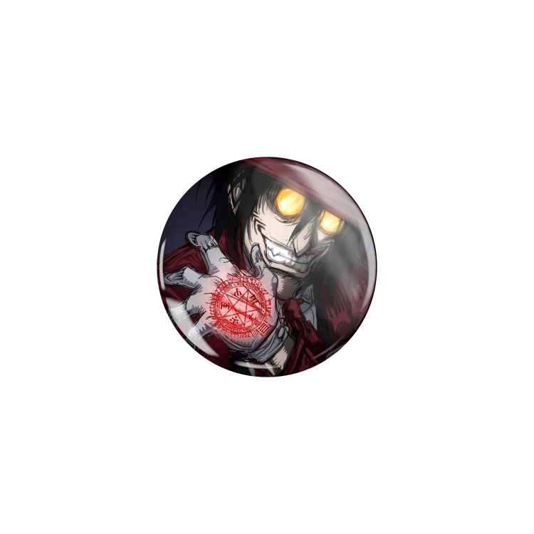 Przypinka button badzik badge Alucard Hellsing ver. 2 32mm