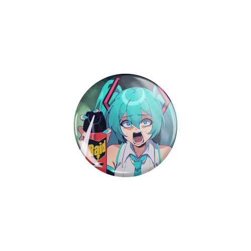 Przypinka button badzik badge Hatsune Miku Vocaloid ver.2 32mm
