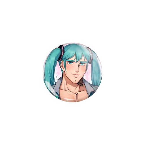 Przypinka button badzik badge Hatsune Miku Vocaloid ver.6 32mm
