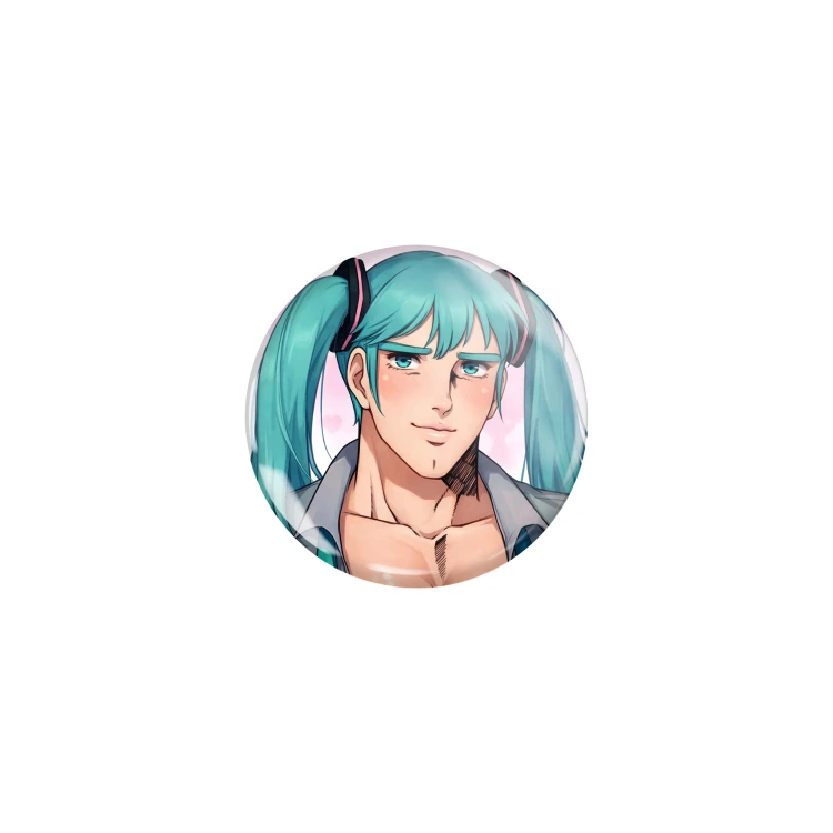 Przypinka button badzik badge Hatsune Miku Vocaloid ver.6 32mm