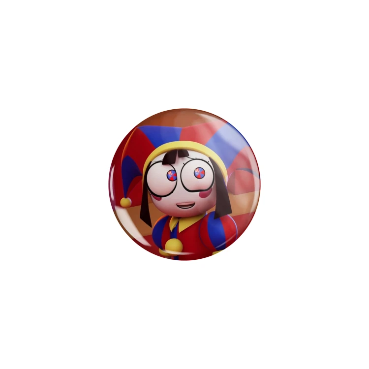 Przypinka button badzik badge Pomni Digital Circus ver.1 32mm
