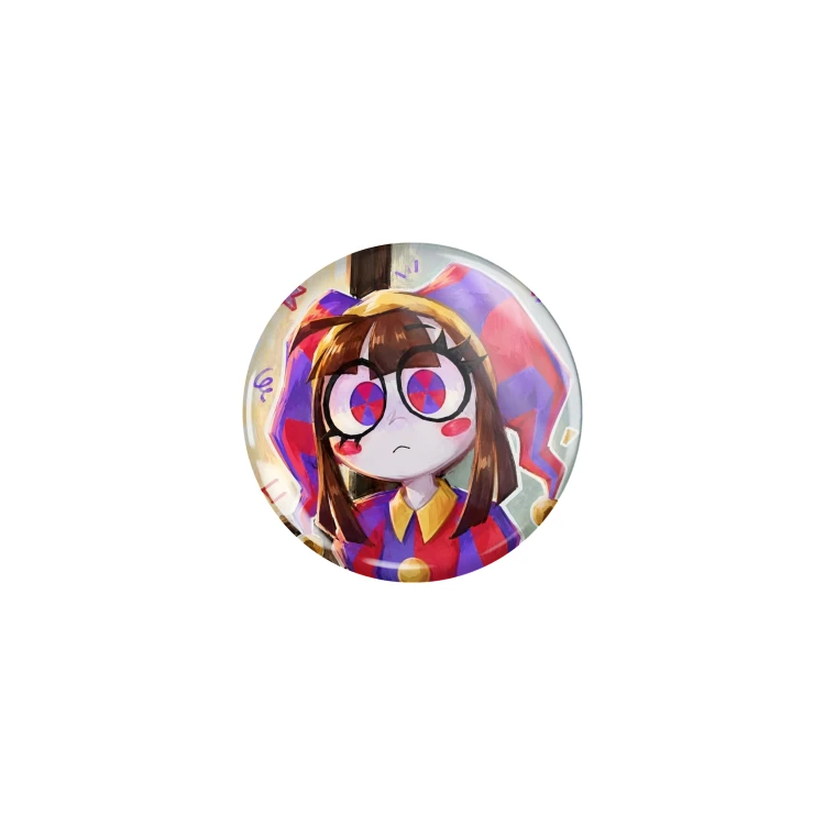 Przypinka button badzik badge Pomni Digital Circus ver.4 32mm