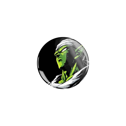 Przypinka button badzik badge Szatan Serduszko Piccolo Dragon Ball ver.1 32mm