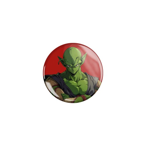 Przypinka button badzik badge Szatan Serduszko Piccolo Dragon Ball ver.2 32mm
