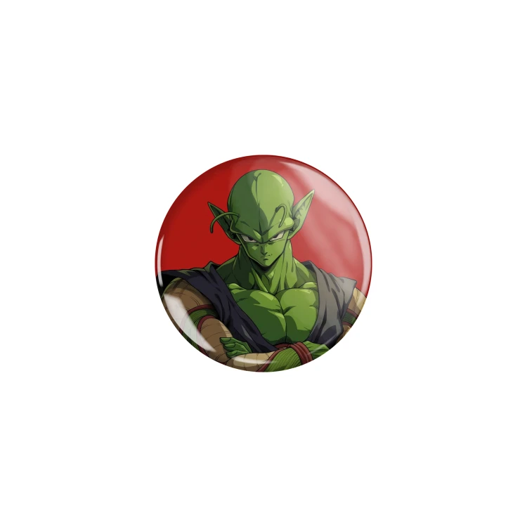 Przypinka button badzik badge Szatan Serduszko Piccolo Dragon Ball ver.2 32mm