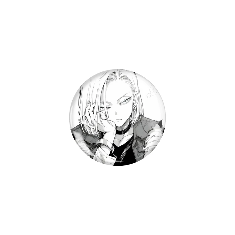 Przypinka button badzik badge C 18 Android 18 Dragon Ball ver.3 32mm