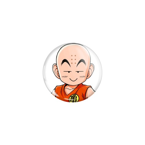 Przypinka button badzik badge Krilan Krillin Dragon Ball ver.1 32mm