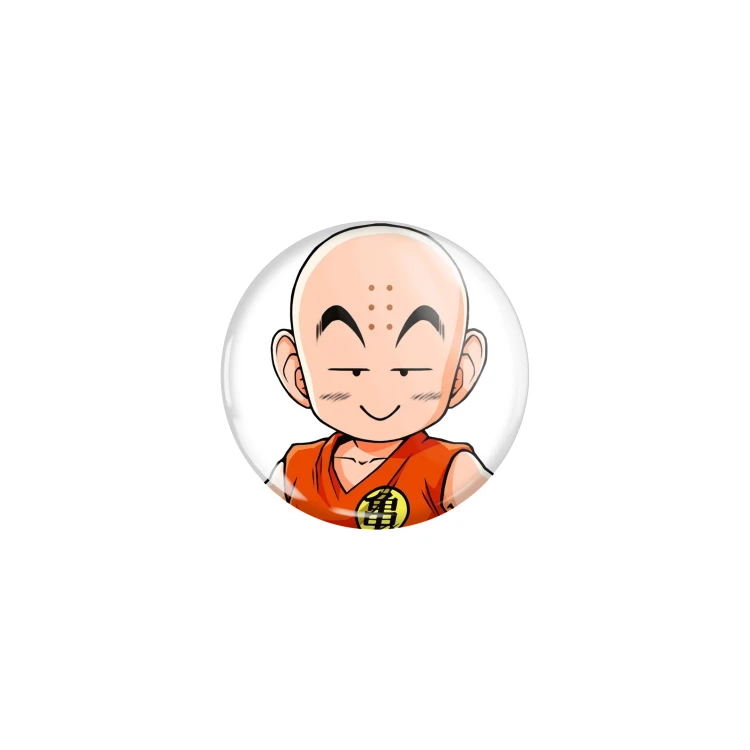 Przypinka button badzik badge Krilan Krillin Dragon Ball ver.1 32mm