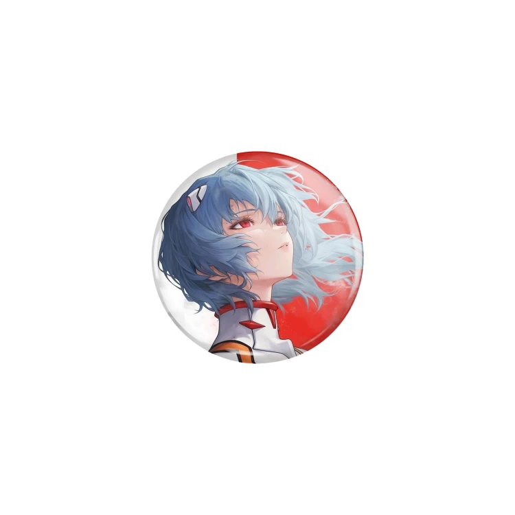 Przypinka button badzik badge Rei Ayanami Neon Genesis Evangelion ver. 4 32mm