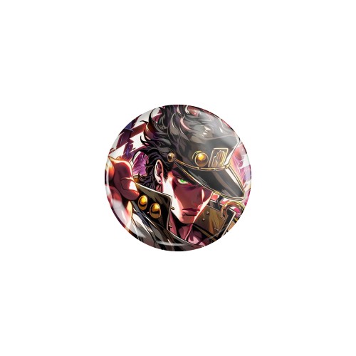Przypinka button badzik badge Jotaro Kujo ver. 1 JoJo's Bizarre Adventure 32mm