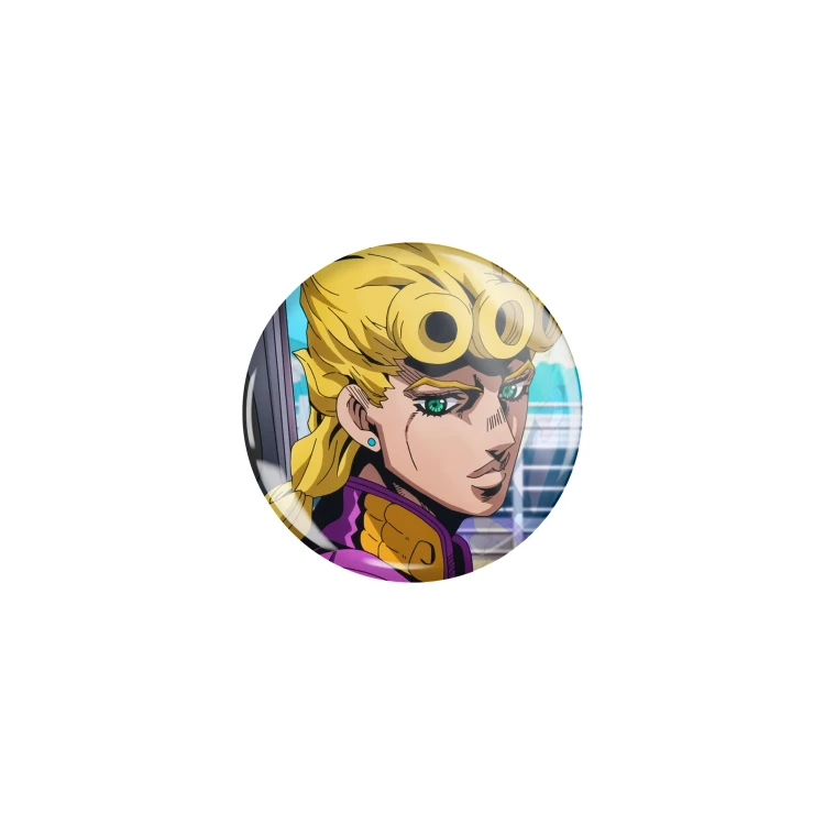Przypinka button badzik badge Giorno Giovanna ver. 1 JoJo's Bizarre Adventure 32mm