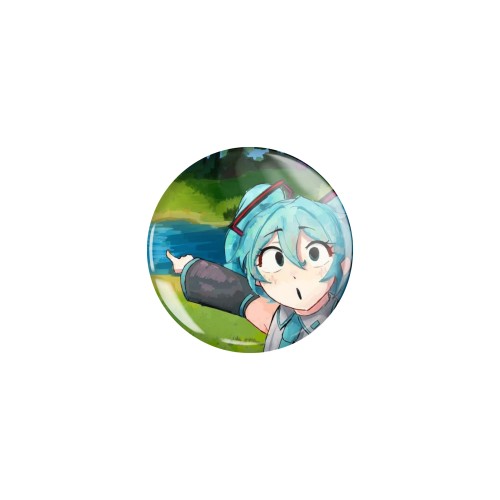 Przypinka button badzik badge Hatsune Miku Vocaloid ver. 10 32mm