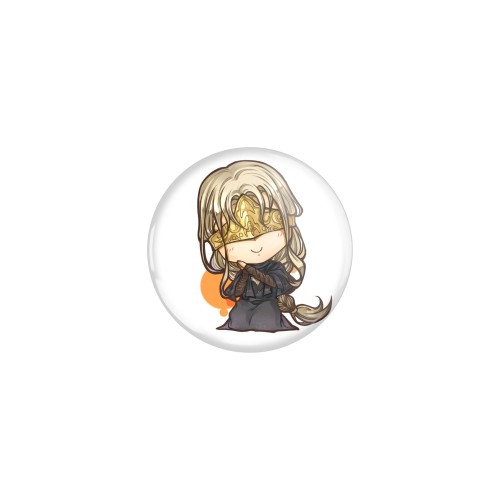 Przypinka button badzik badge Fire Keeper Dark Souls III 32mm