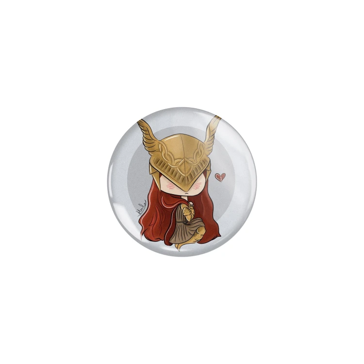 Przypinka button badzik badge Malenia Elden Ring ver. 1 32mm