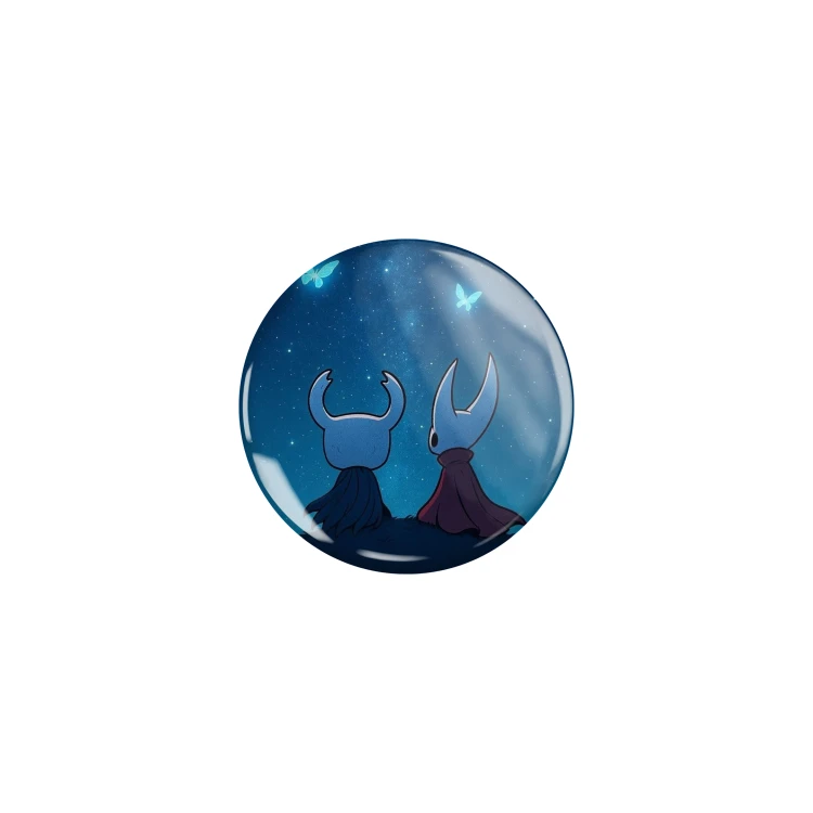 Przypinka button badzik badge Rycerz Hornet Hollow Knight ver. 2 32mm