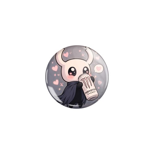 Przypinka button badzik badge Rycerz Hollow Knight ver. 1 32mm