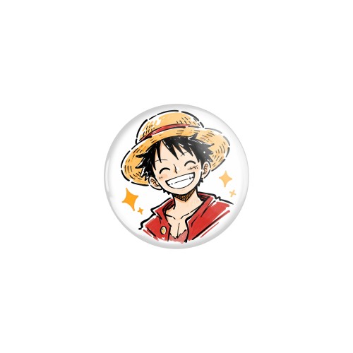 Przypinka button badzik badge Monkey D. Luffy One Piece ver. 1 32mm