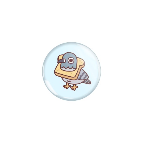 Przypinka button badzik badge Gołąb Pigeon Memy Śmieszne obrazki ver. 1 32mm