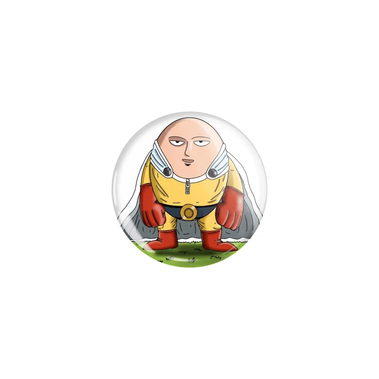 Przypinka button badzik badge Jajko Saitama Meme Memy 32mm