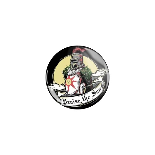 Przypinka button badzik badge Dark Souls Meme Praise the Sun Memy 32mm