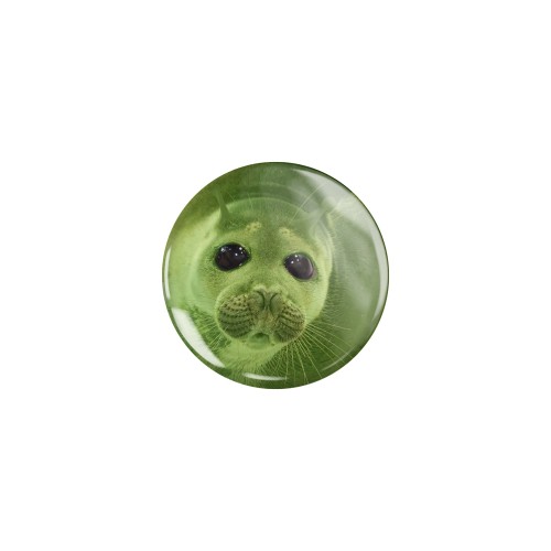 Przypinka button badzik badge Seal Alien Glorp Meme Memy Śmieszne 32mm