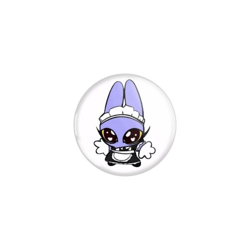Przypinka button badzik badge Basiilleaf Bazyl Maid Jax Digital Circus 32mm