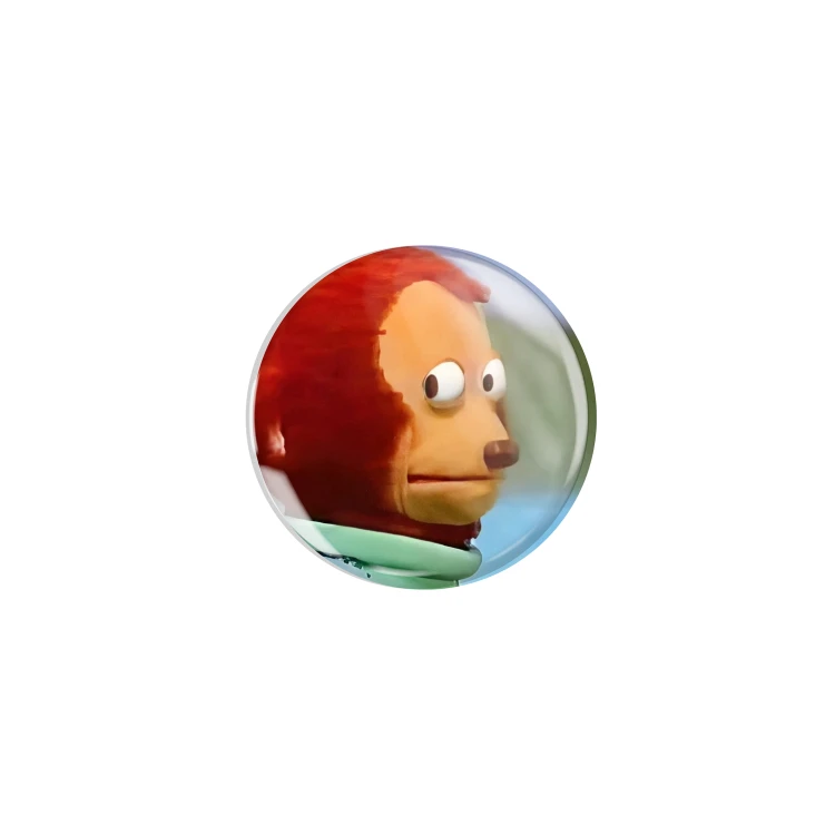 Przypinka button badzik badge Puppet Meme Memy Śmieszne Obrazki 32mm