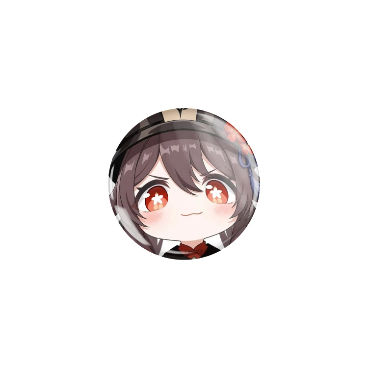 Przypinka button badzik badge Hu Tao Genshin Impact ver.1 32mm