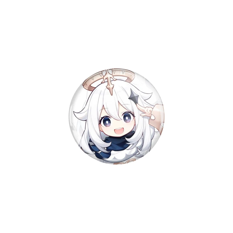 Przypinka button badzik badge Paimon Genshin Impact ver.1 32mm