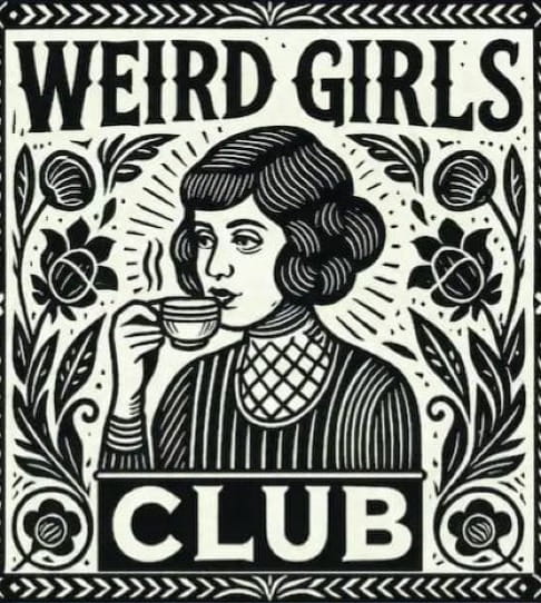 Torba materiałowa Weird Girls Club ver. 1 38x40 cm