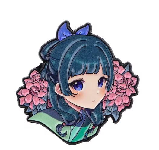 Przypinka emaliowana metalowa PIN Maomao Cute ver. Zapiski Zielarki