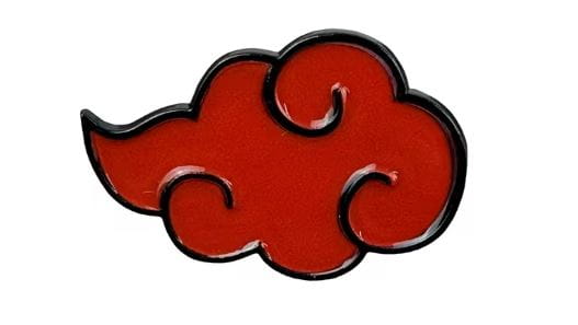 Przypinka emaliowana metalowa PIN chmura Akatsuki Naruto