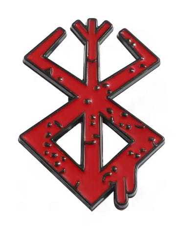Przypinka emaliowana metalowa PIN Znak Poświęcenia Berserk