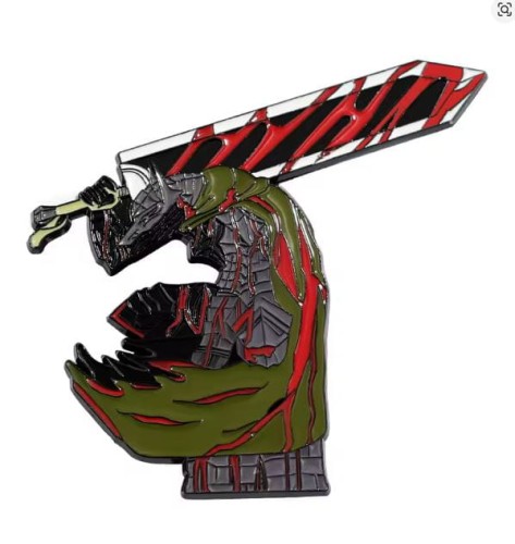 Przypinka emaliowana metalowa PIN Guts w Zbroi Berserk
