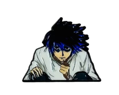 Przypinka emaliowana metalowa PIN L Lawelit Death Note