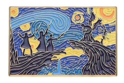 Przypinka emaliowana metalowa PIN Trzej bracia Gogh Harry Potter