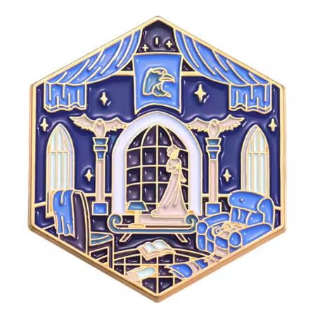 Przypinka emaliowana metalowa PIN Ravenclaw Common Room Harry Potter