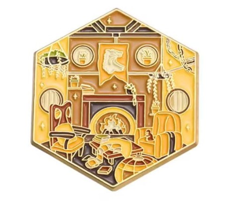 Przypinka emaliowana metalowa PIN Hufflepuff Common Room Harry Potter