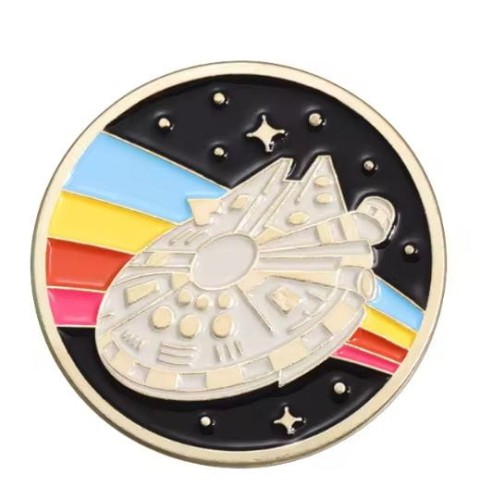 Przypinka emaliowana metalowa PIN Sokół Millenium ver. 1 Star Wars