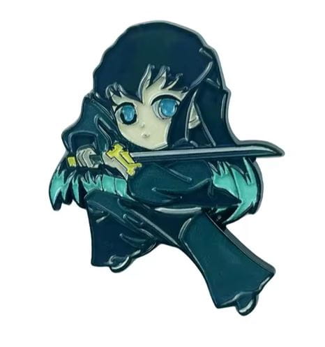 Przypinka emaliowana metalowa PIN Muichiro Tokito Demon Slayer